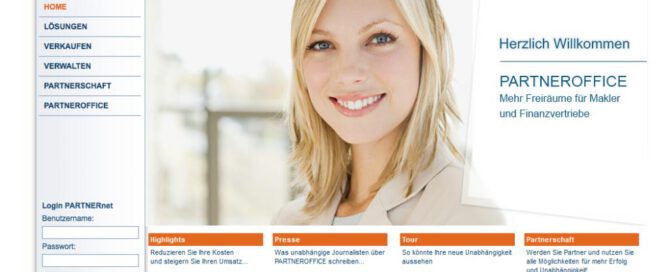 Internetpräsenz Partneroffice