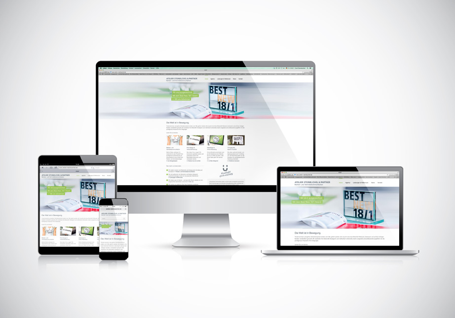 Onlinemarketing Köln, Responsive Web Design, Atelier Steinbüchel & Partner, Werbeagentur Köln