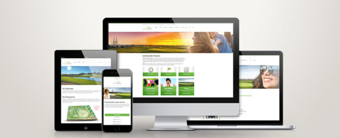GolfCity - Website-Relaunch, Crossmediale Vernetzung - Atelier Steinbüchel, Werbeagentur Köln