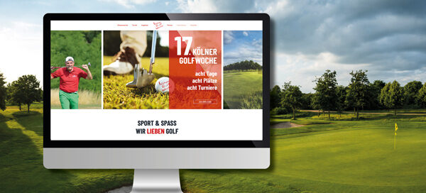 Kölner Golfwoche Website