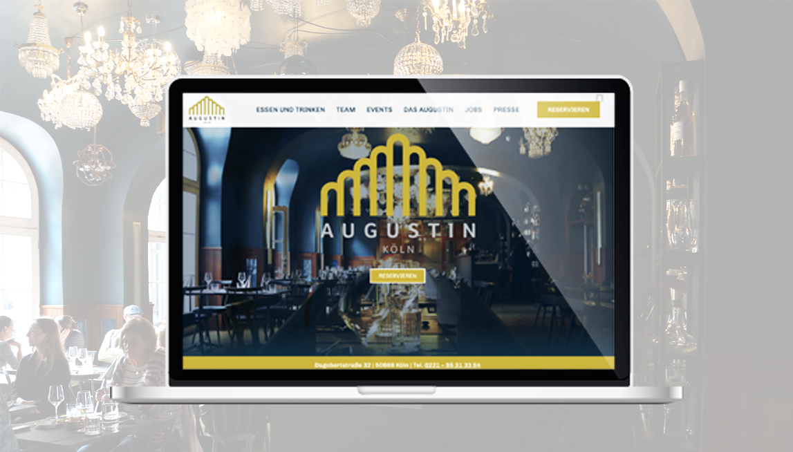 Restaurant Augustin Mockup