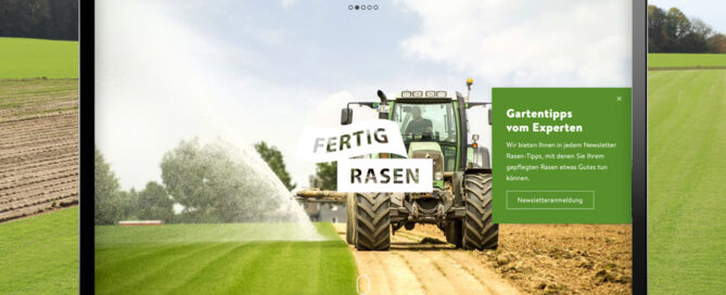 Fertig Rasen Website Webdesign