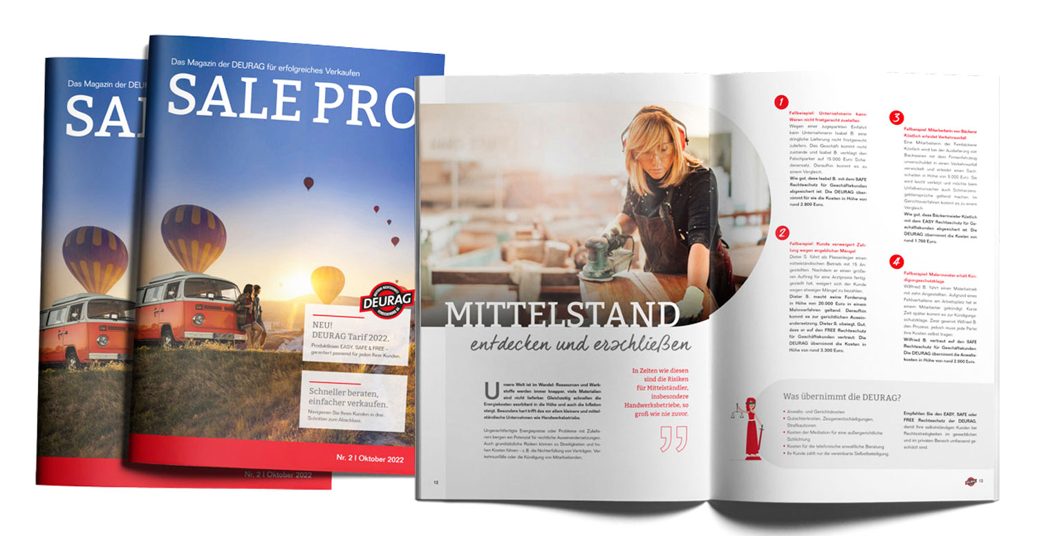 Sales Pro Magazin Deurag Mockup