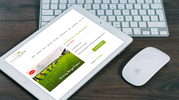 golfcity_shop_ipad GolfCity Website auf iPad