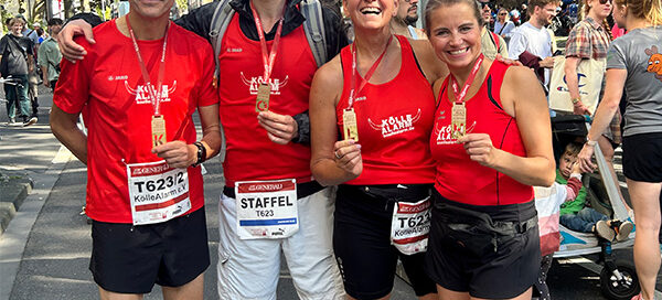 Steinbüchel beim Köln Marathon