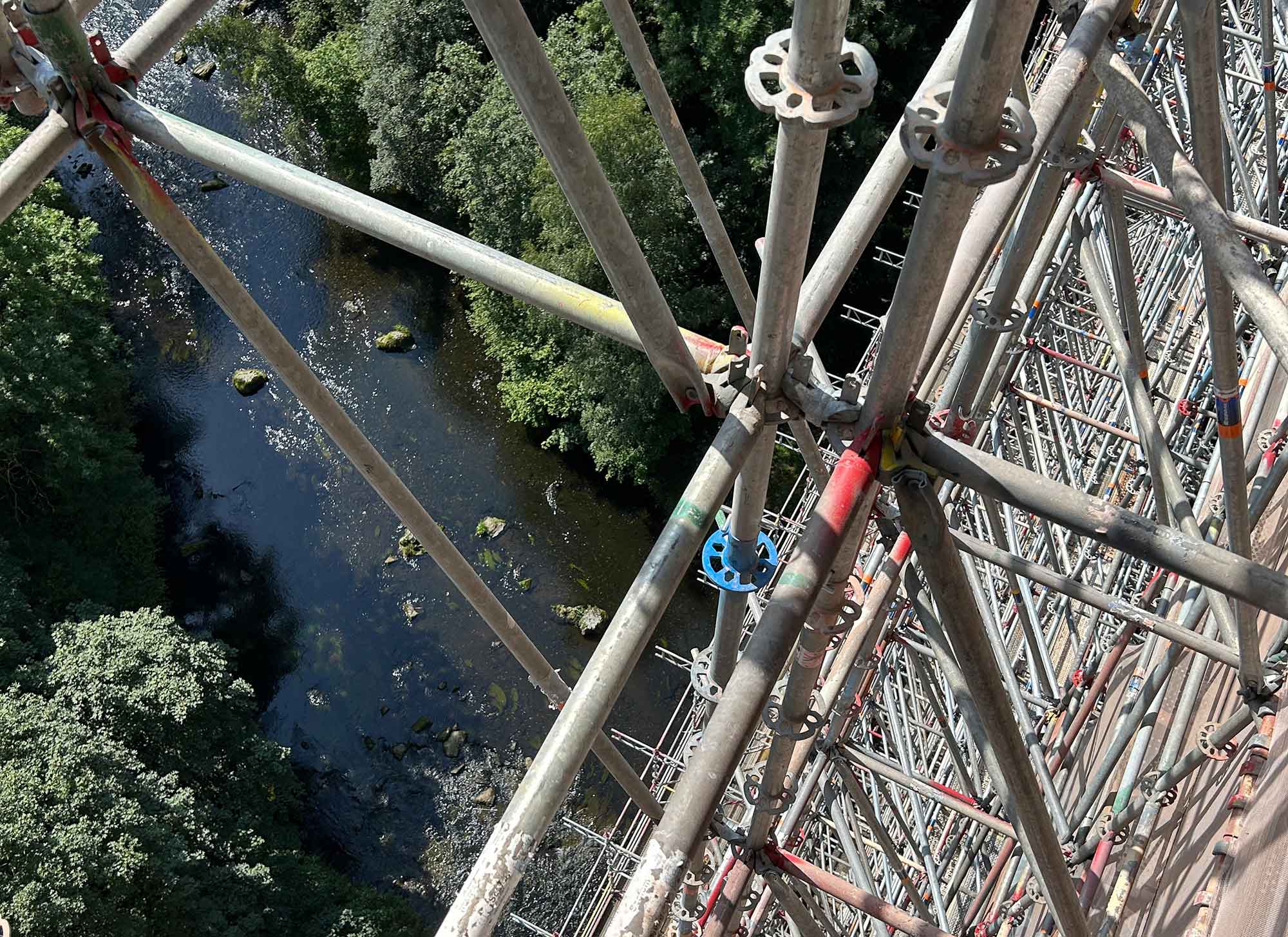 Atelier Steinbüchel Fotoshooting auf der Elstertalbrücke