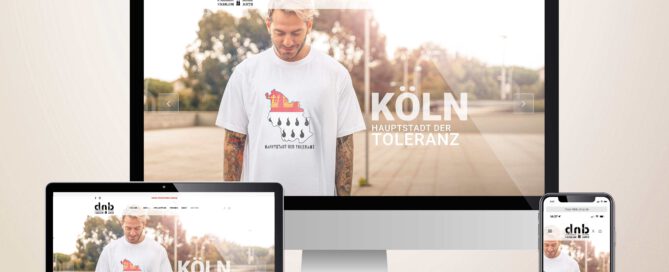 dnb FASHION & ARTS Website-Mockups