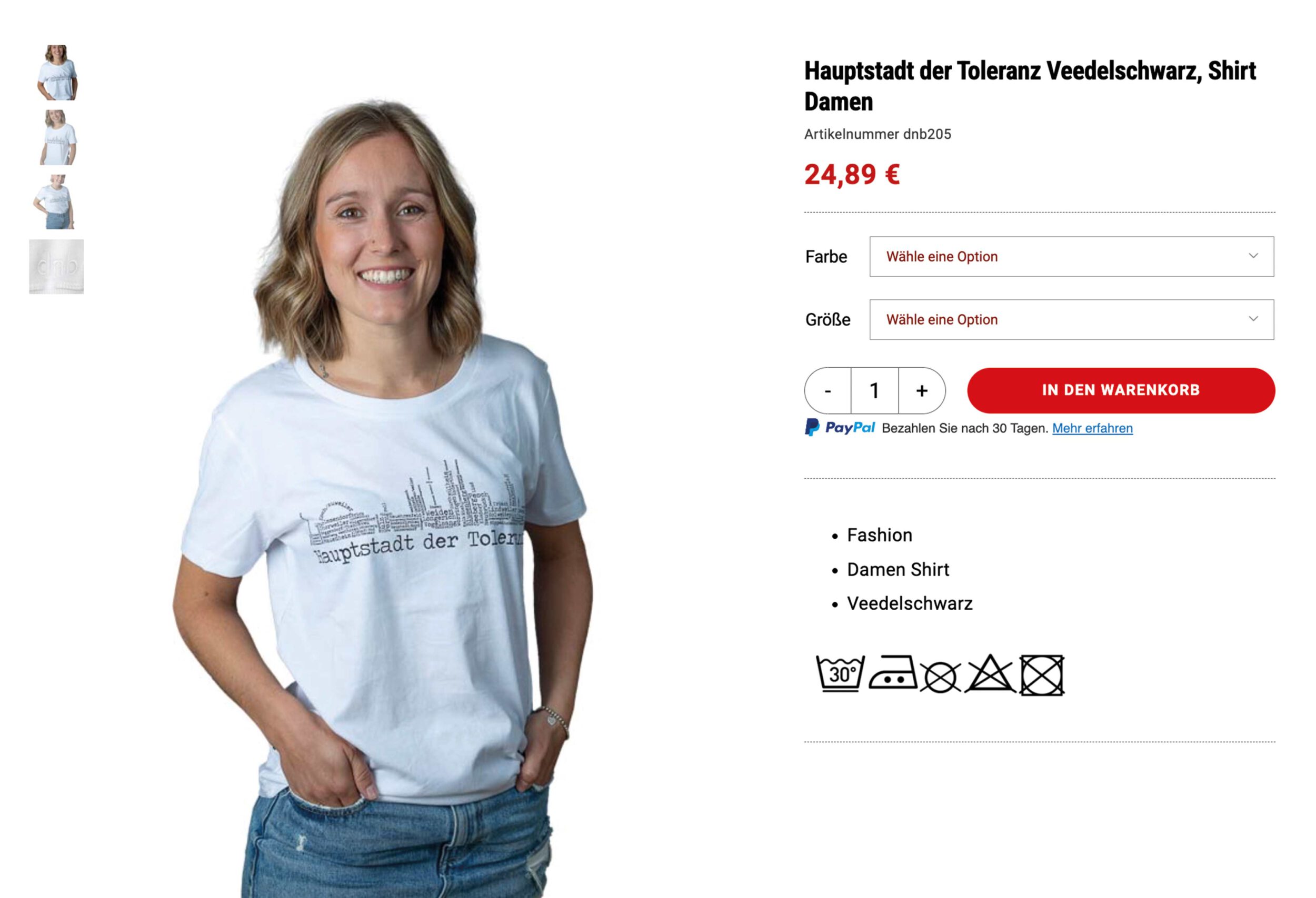 Mock-up für dnbfashion website relaunch 2