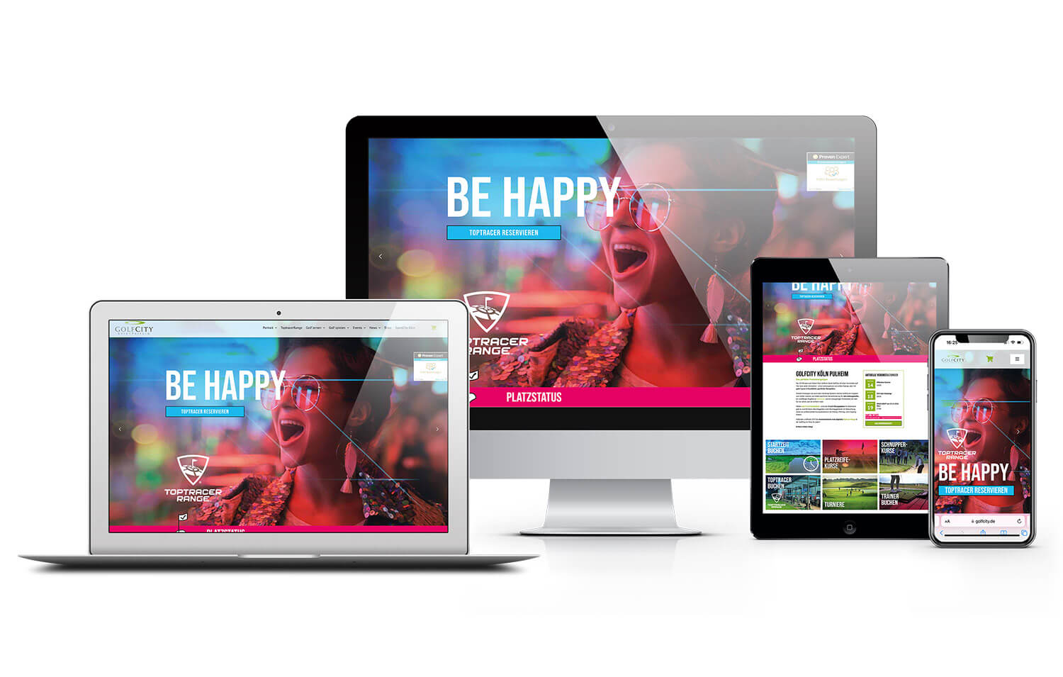 Website Relaunch Grafik „Golfcity“ von Atelier Steinbüchel und Partner