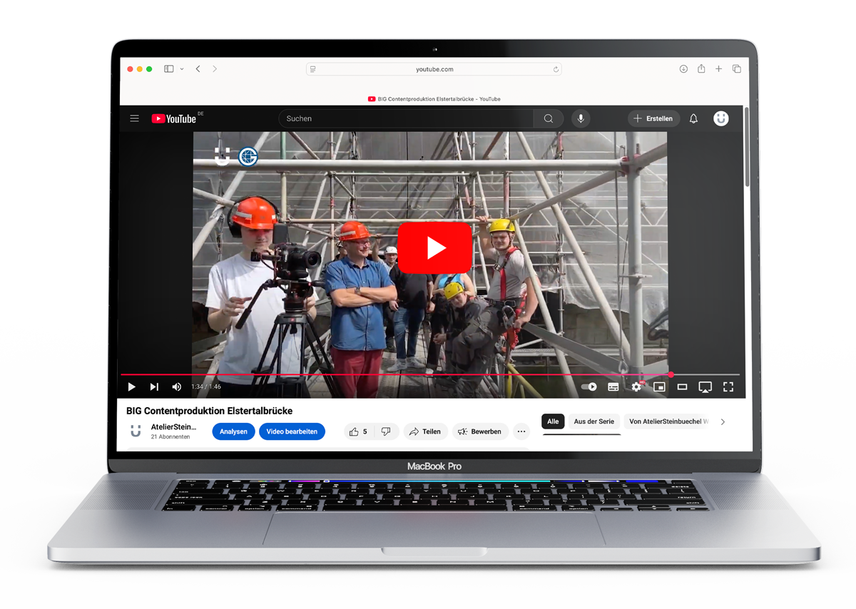Mockup Youtube BIG Contentproduktion
