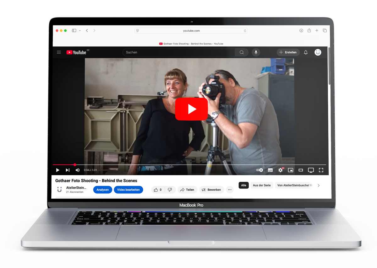 Mockup Youtube Gothaer Shooting