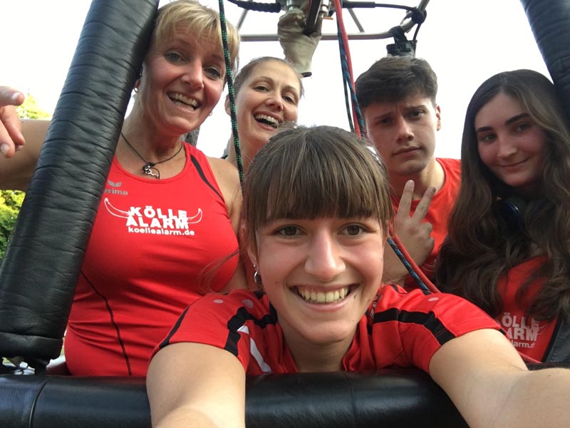 Läufer von KölleAlarm, darunter auch Constanze Steinbüchel