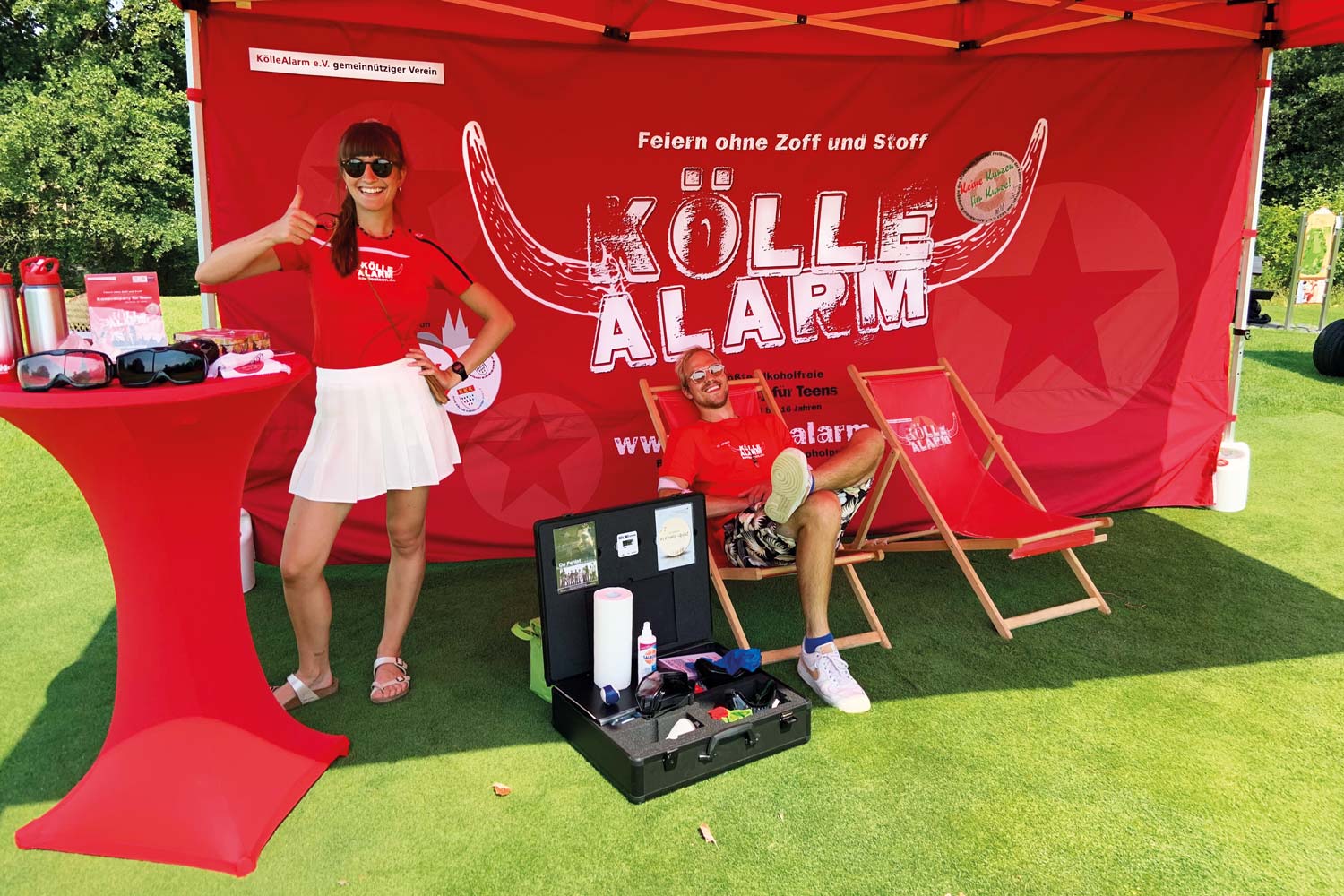 Team KölleAlarm Präventionsstand