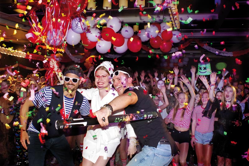 KölleAlarm Party 2018 Blick von der Bühne bei der KölleAlarm Party 2018