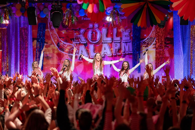 Funky Marys Auftritt der Funky Marys bei KölleAlarm