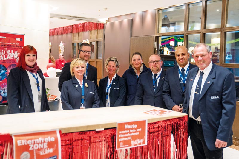 Wachdienst LUCHS Gruppenfoto vom Sicherheitsteam