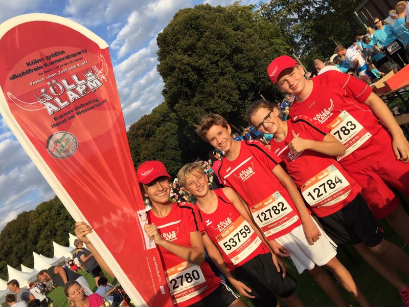 KölleAlarm Impressionen Laufteam bei B2Run