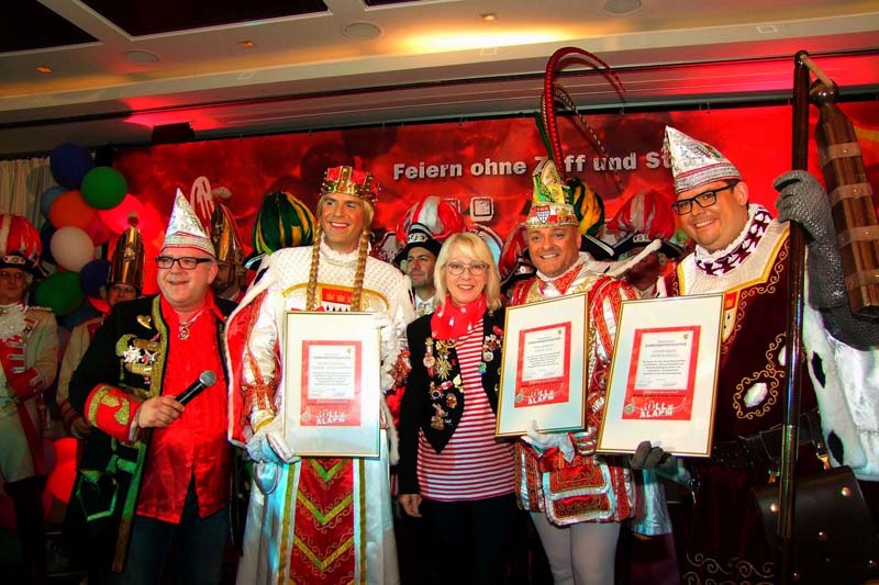 KölleAlarm Impressionen Dreigestirn auf der Bühne von KölleAlarm